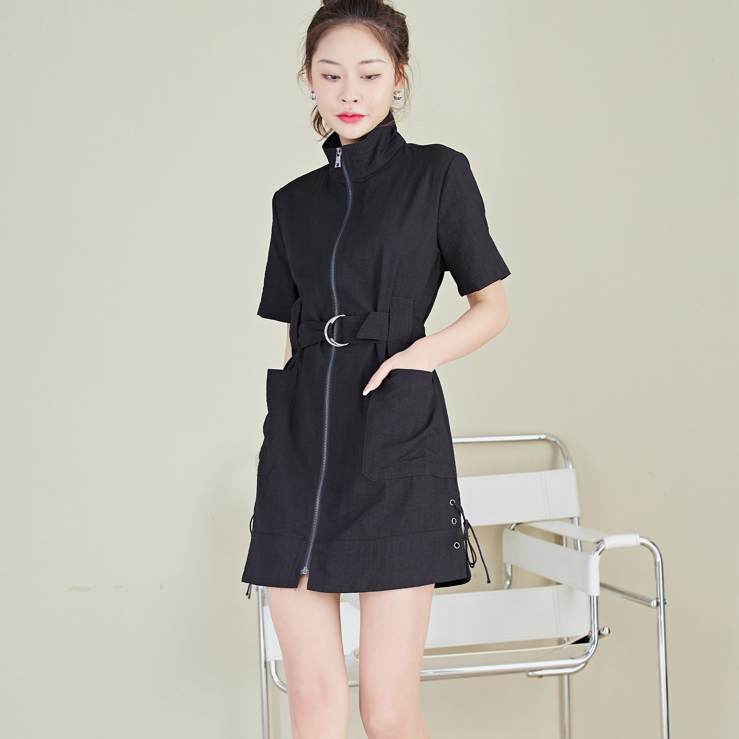 Eyouth 1737 Women Short Sleeved Dress product detail 2
