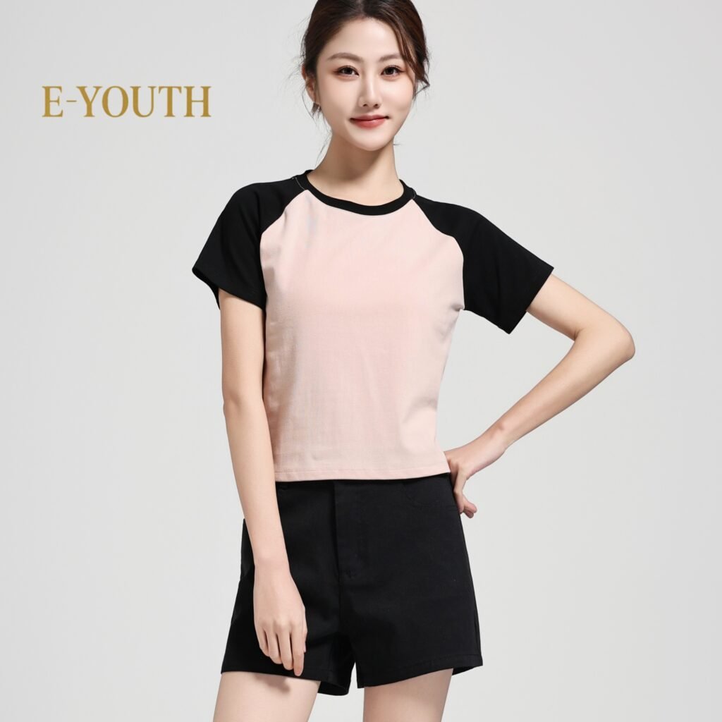 Eyouth 13103 DualTone Raglan Tee