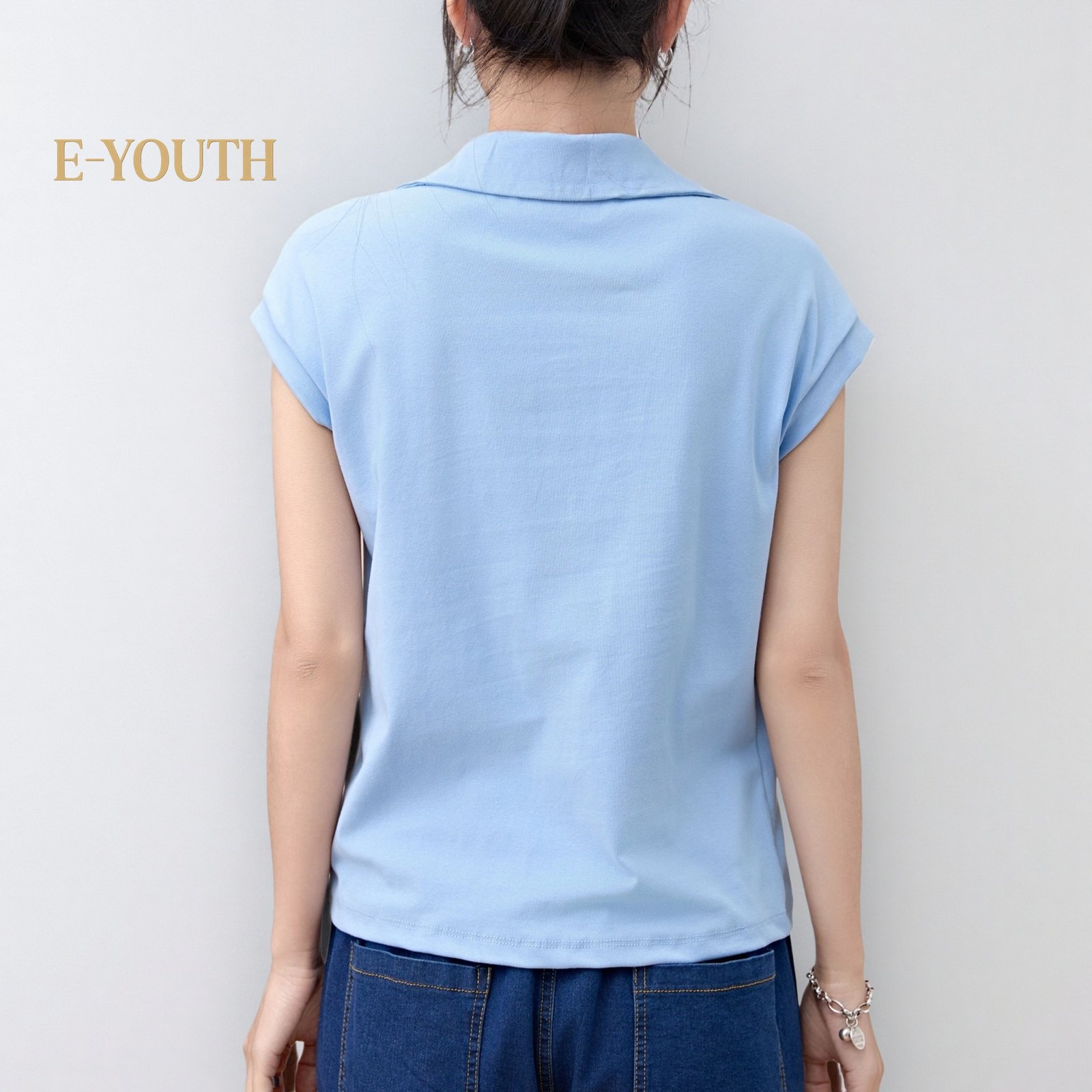 Eyouth 13108 Cotton Polo Women’s T-Shirt - Comfortable & Stylish for Everyday Wear product detail 9