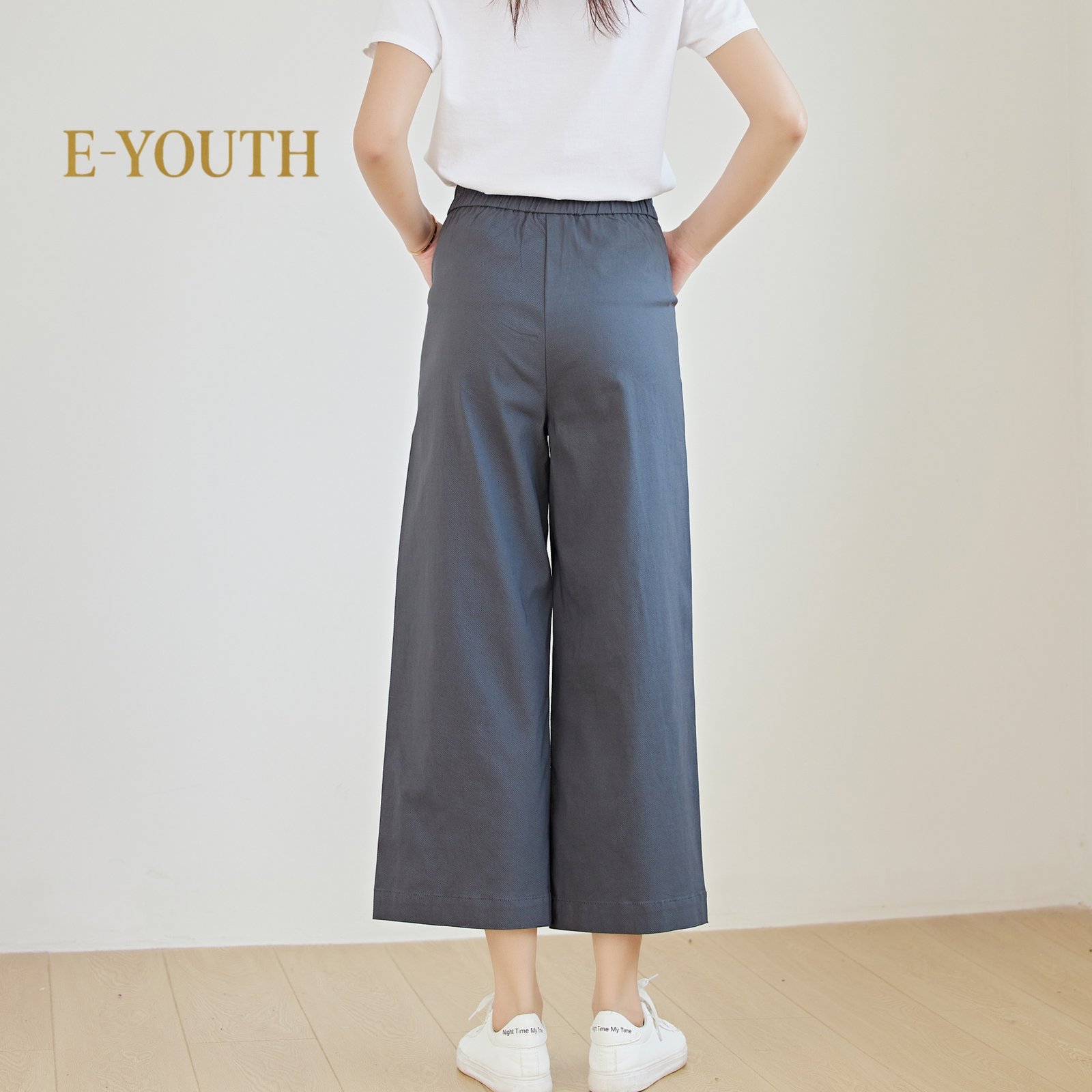 EYOUTH 1086 Urban Ease Wide-Leg Pants product detail 8