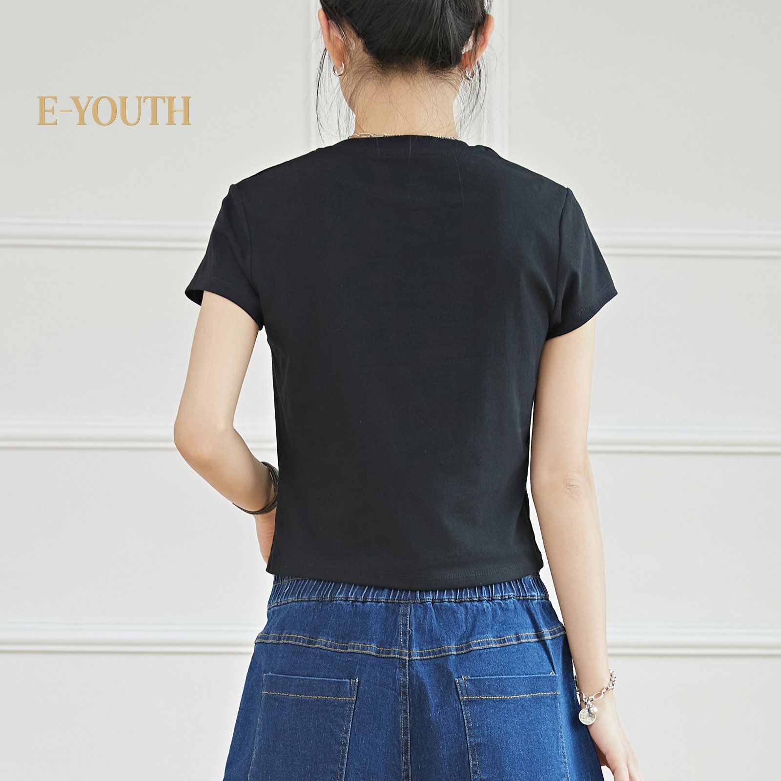 Eyouth 13101 Women's T-Shirt in Various Colors - Soft and Comfortable Tops product detail 7
