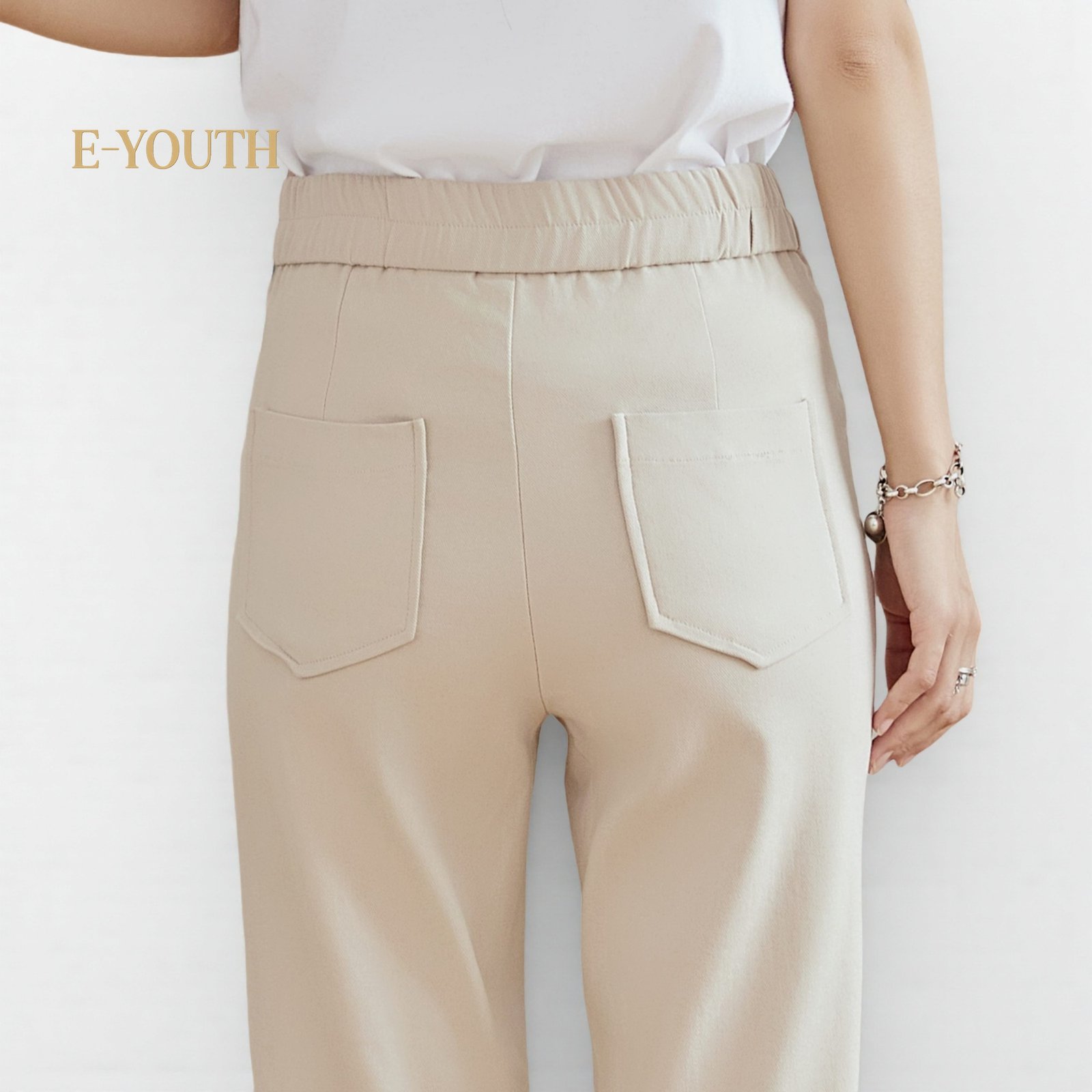 Eyouth 10150 Women EaseFit Straight Pants long pants for women product detail 6