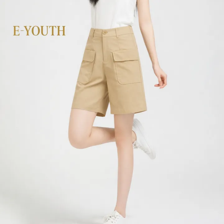 Eyouth 20172 Women Urban Cargo Shorts - Image 3