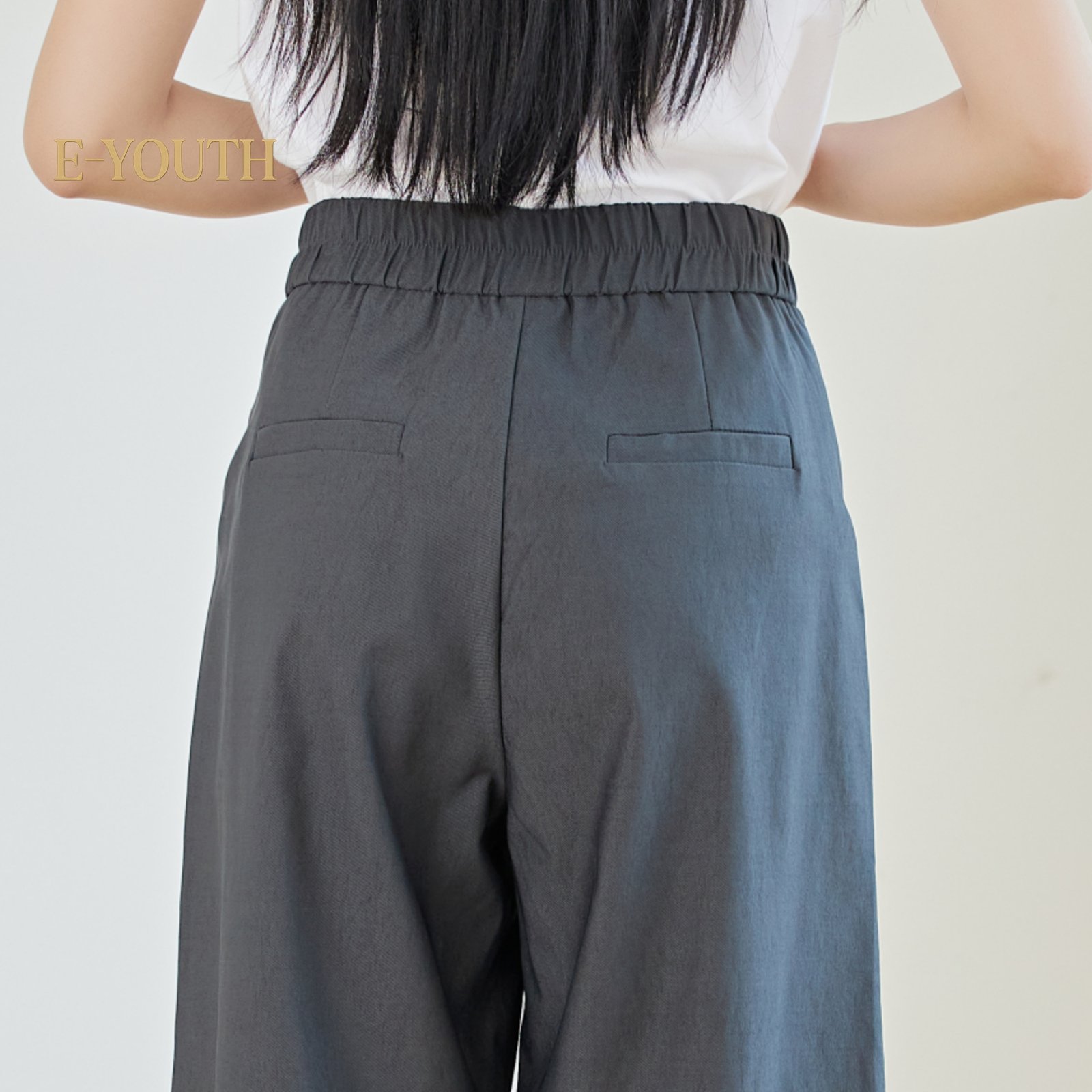 Eyouth 20158 Women Urban Chic Bermuda | high waist basic casual knee length ladies short pants product detail 7