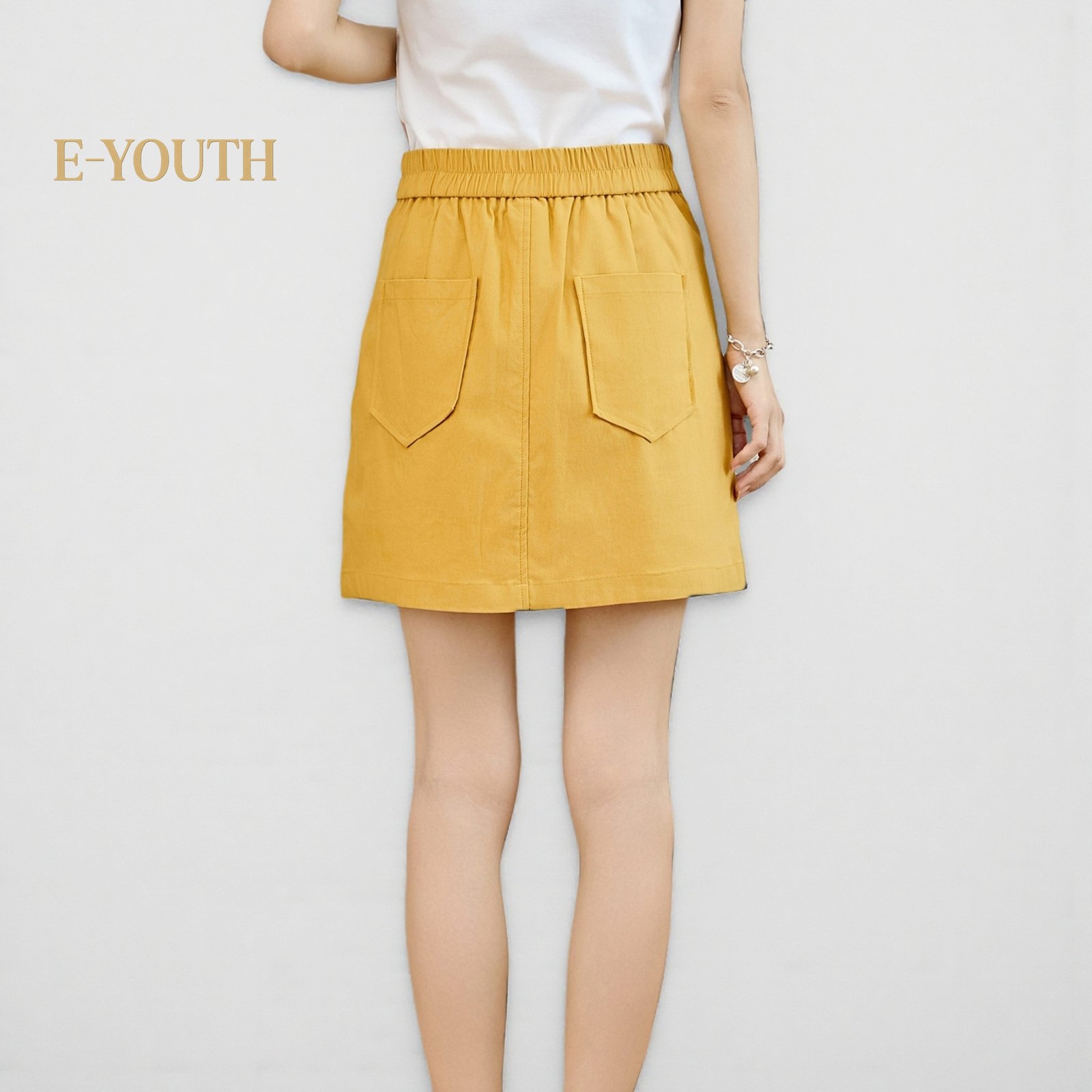 Eyouth 20147 Women Minimalist Front Slit A-Line Skirt product detail 9