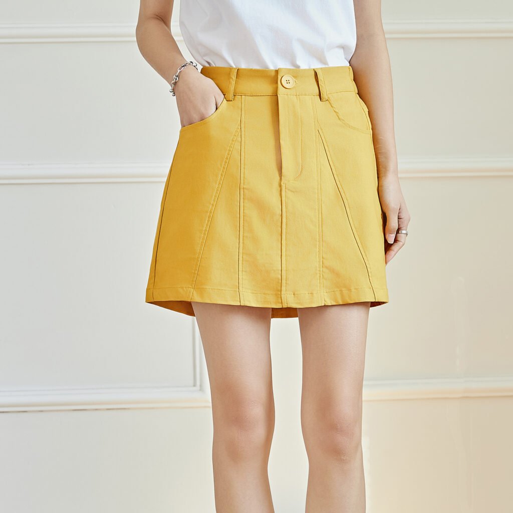 Eyouth 20212 women mini skirts ladies skirts with safaty shorts