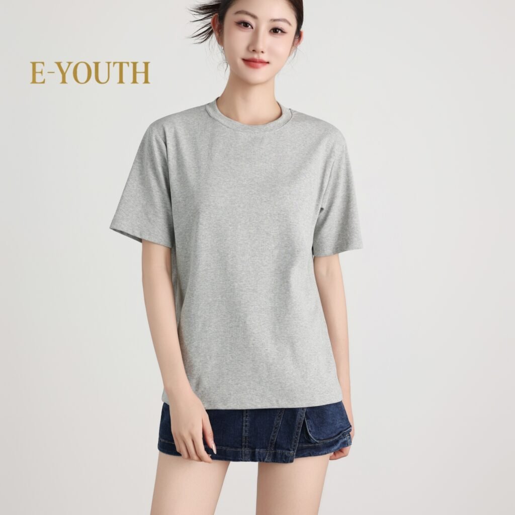 Eyouth 13100 Essential Cotton Crew Neck Tee