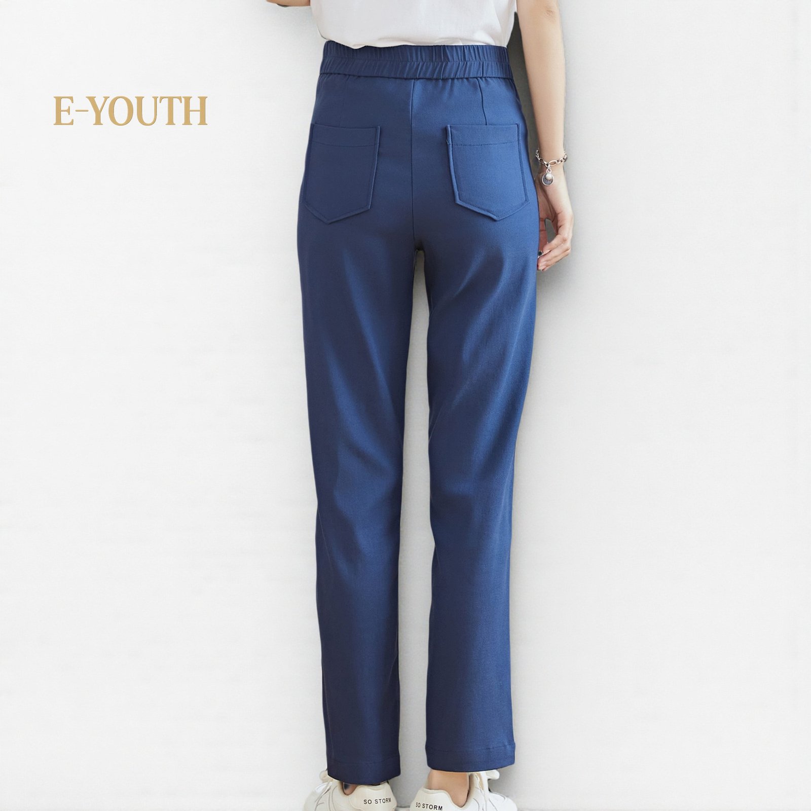 Eyouth 10150 Women EaseFit Straight Pants long pants for women product detail 4