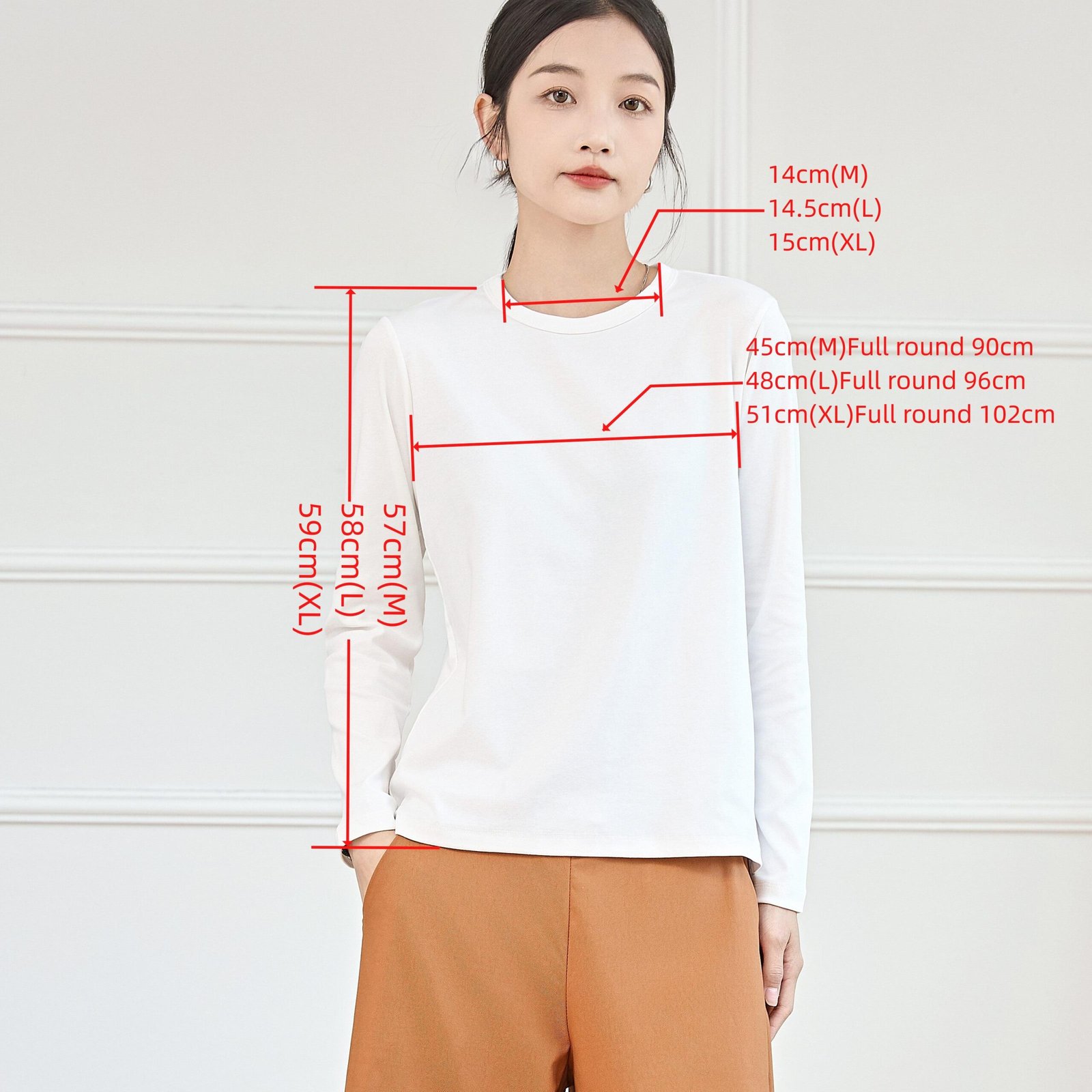 Eyouth 13104 Women's Soft and Comfortable Long Sleeve T-Shirt - Womenswear, Lingerie product detail 3