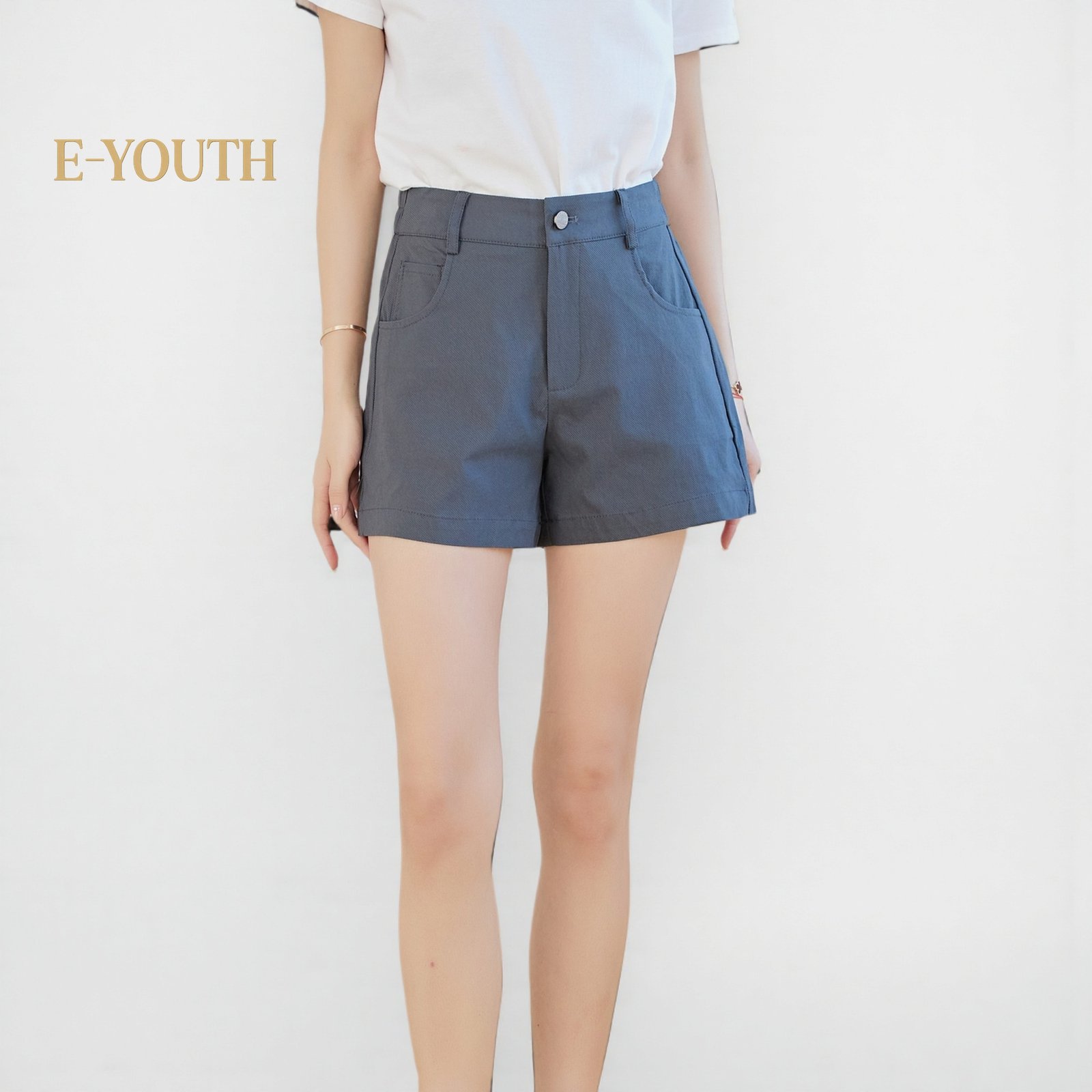 Eyouth 20132 Women SleekFit A-Line Shorts | Stretchable High Waist Shorts product detail 6
