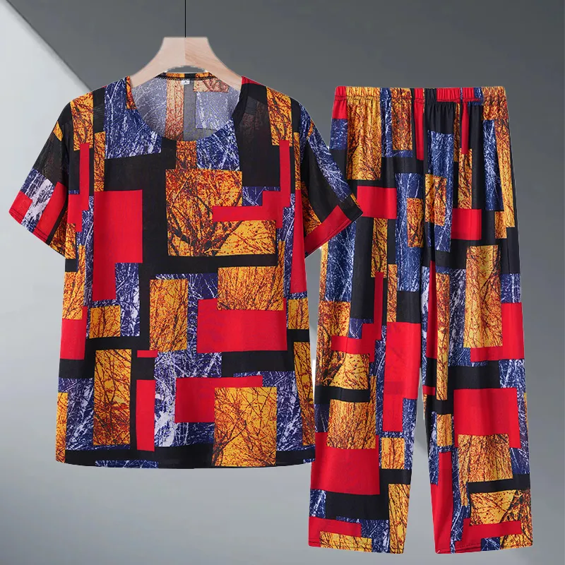 Women's Ice Silk Two-Piece Summer Set product detail 12