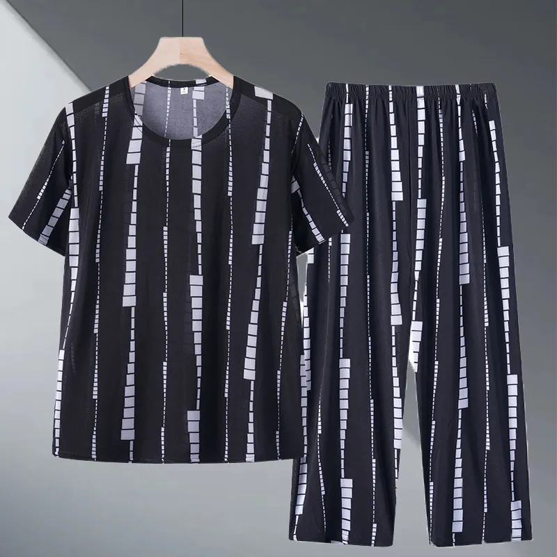 Women's Ice Silk Two-Piece Summer Set product detail 10