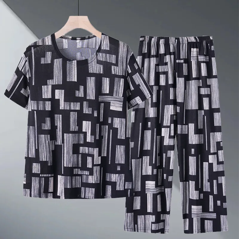Women's Ice Silk Two-Piece Summer Set product detail 7