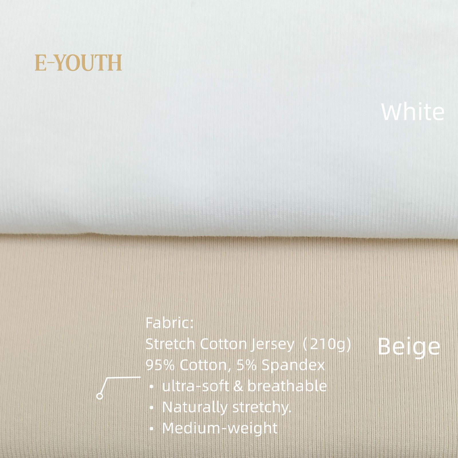 Eyouth 13106 Women's T-Shirt V-nect Short Sleeve- Soft and Comfortable Tops product detail 11