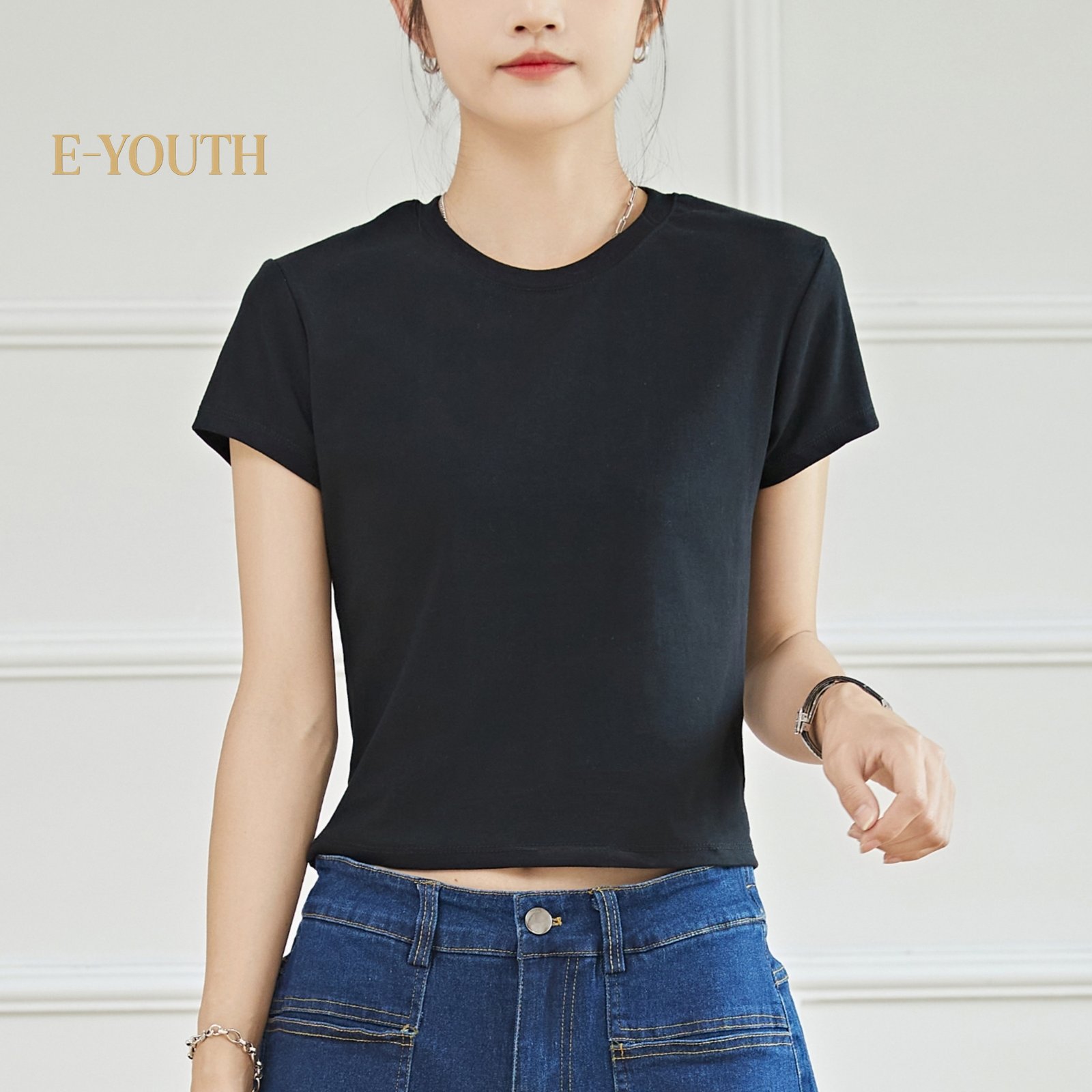Eyouth 13101 Women's T-Shirt in Various Colors - Soft and Comfortable Tops product detail 6