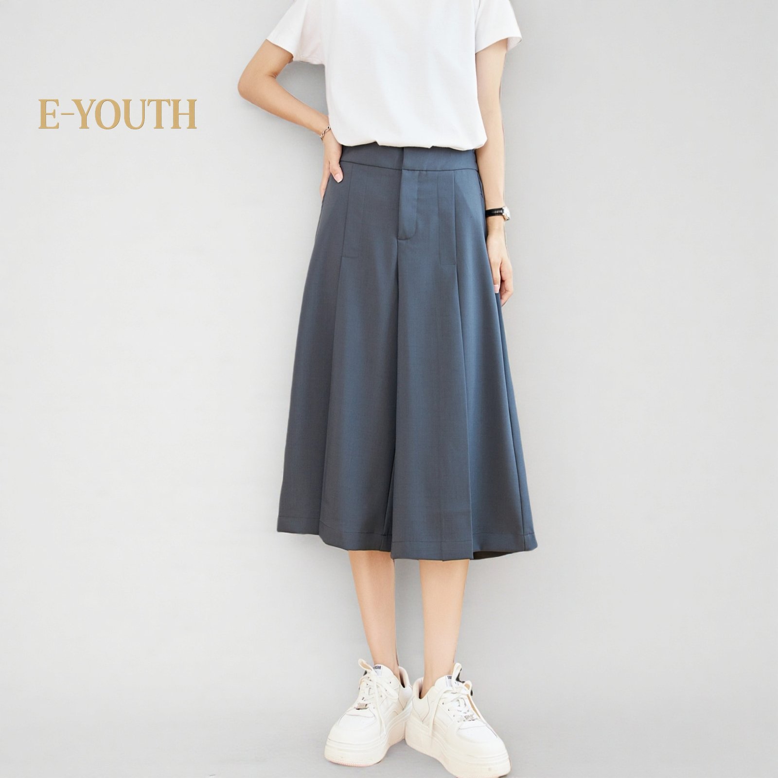 Eyouth 10146 Elegant Flared Culottes | Comfort & Style product detail 4