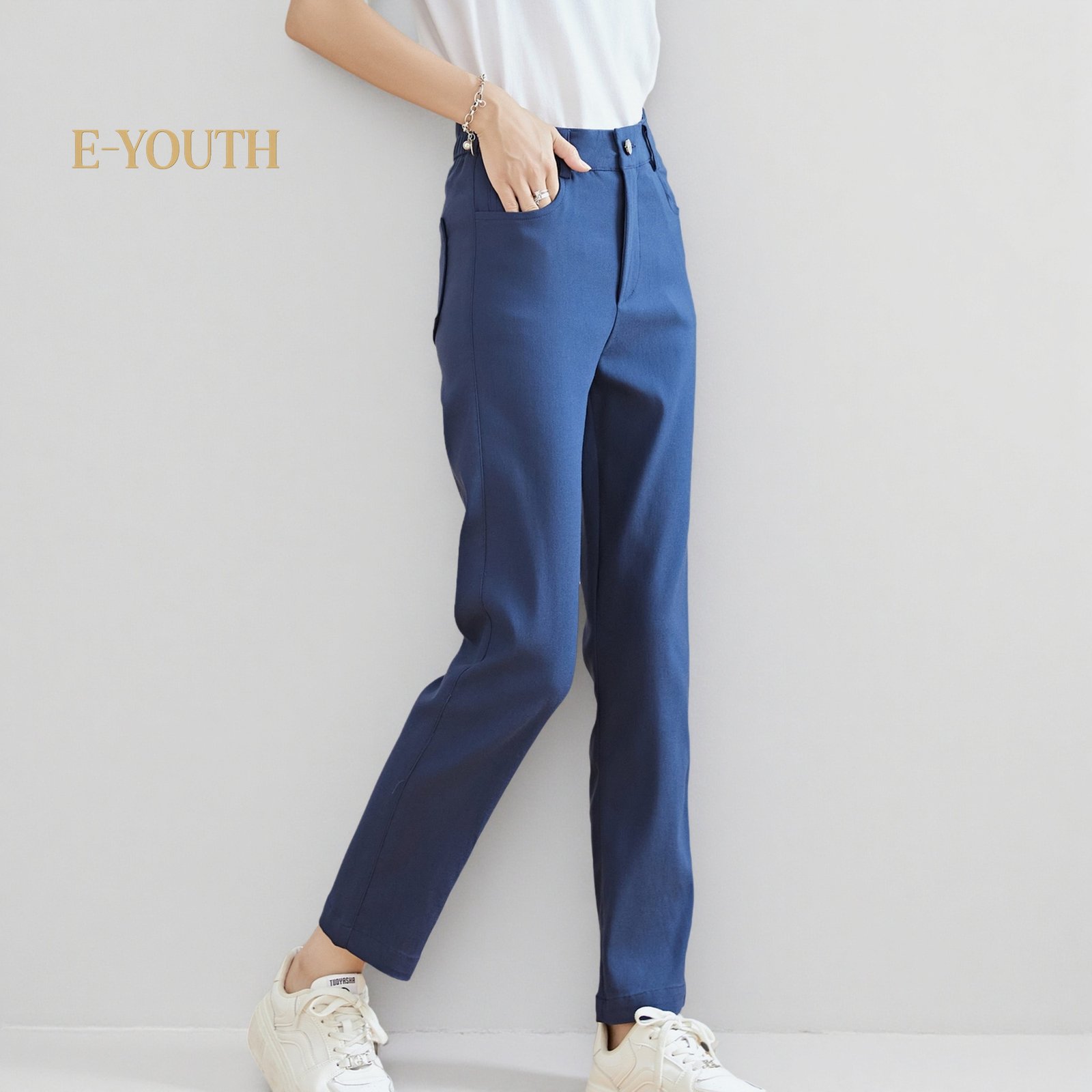 Eyouth 10150 Women EaseFit Straight Pants long pants for women product detail 3