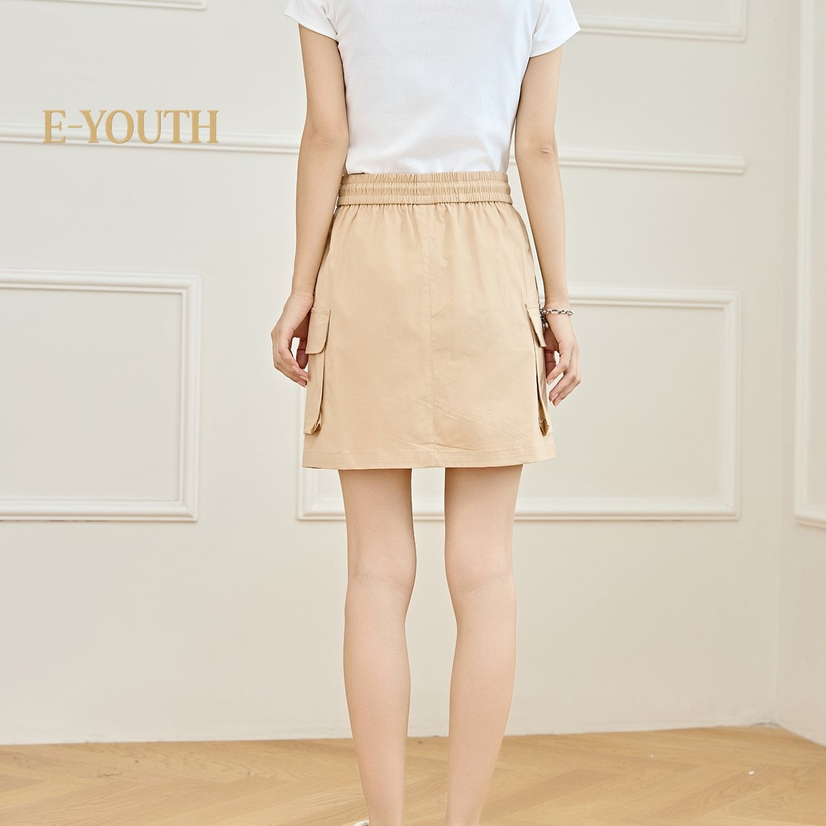 Eyouth 20222 Women Minimalist Cargo Mini Skirt product detail 5