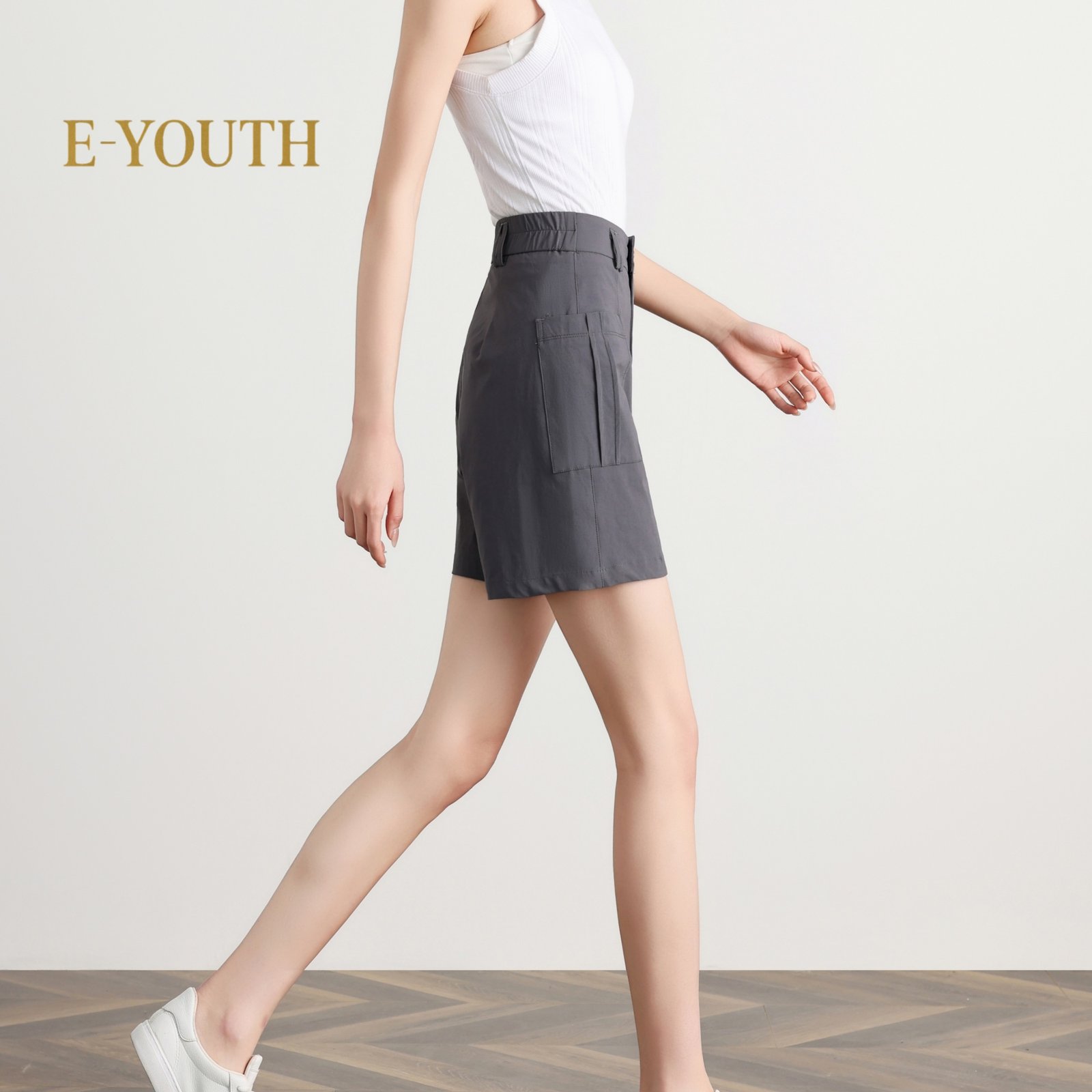 Eyouth 20230 Women Smart Casual High-Waist Shorts product detail 2