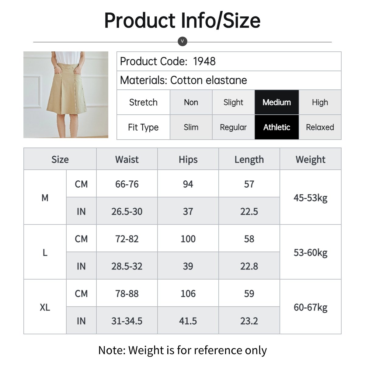 Eyouth 1948 women skirts high waist knee lenth A line skirts