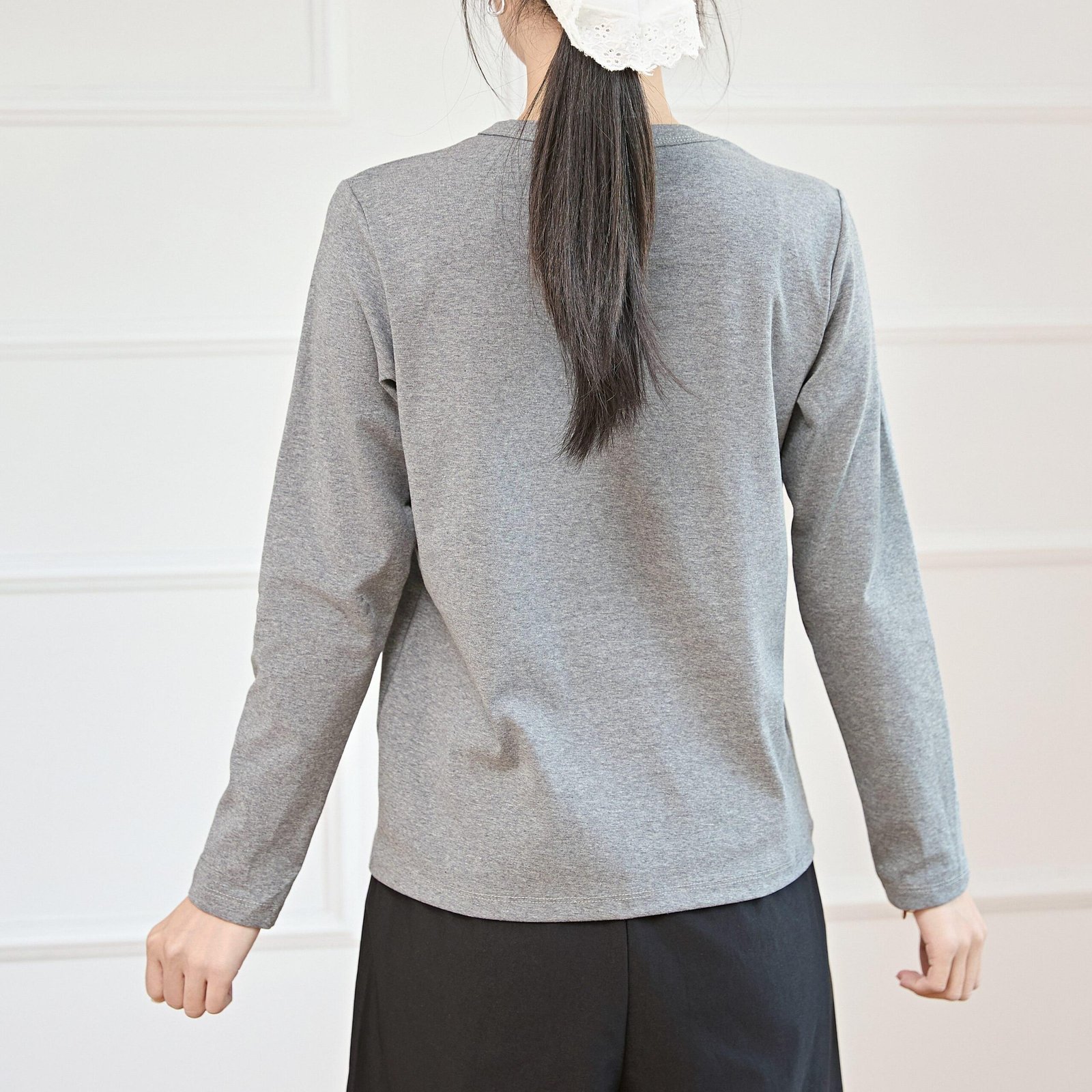 Eyouth 13104 Women's Soft and Comfortable Long Sleeve T-Shirt - Womenswear, Lingerie product detail 8